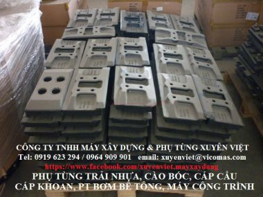 GUỐC XÍCH MÁY TRẢI NHỰA / RUBBER TRACK PADS