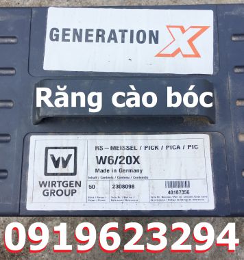 RĂNG CÀO BÓC, RĂNG TÁI CHẾ HIỆU WIRTGEN