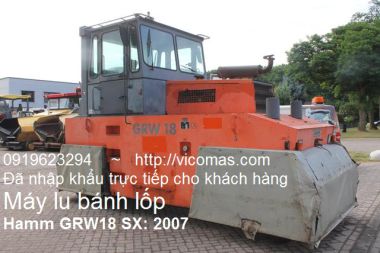 MÁY LU BÁNH LỐP GRW18, SX 2007
