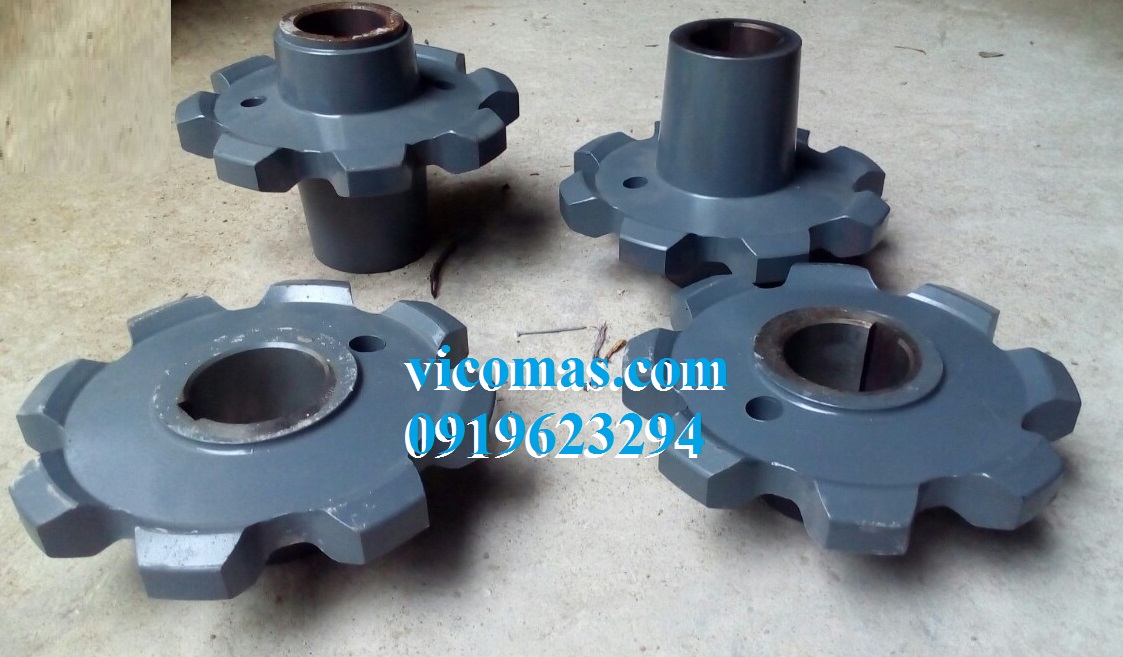 NHÔNG XÍCH GUỒNG LIỆU / GEAR TEETH FOR GUIDE CONVEYOR TRACKS