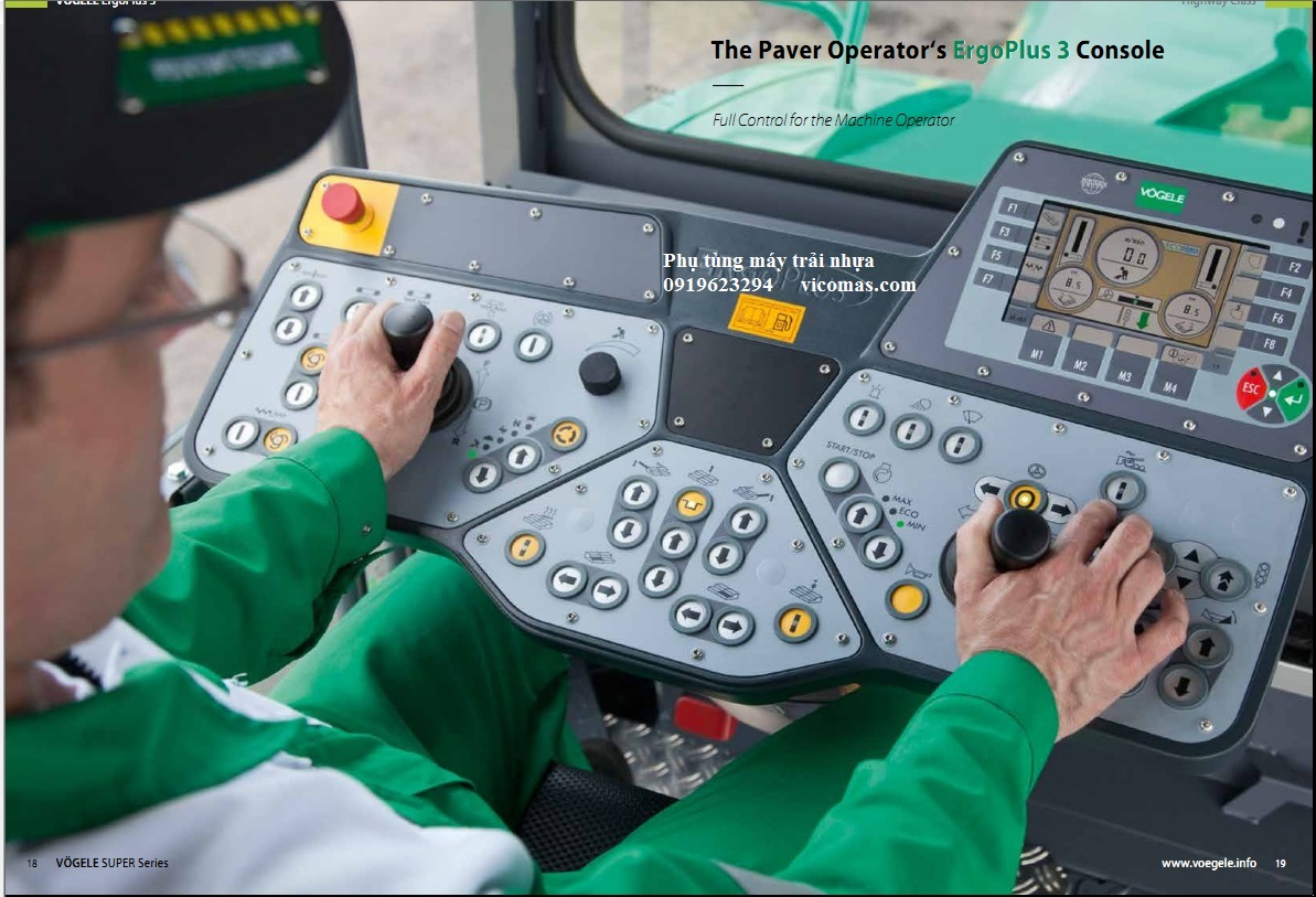 BẢNG ĐIỀU KHIỂN VOGELE / CONTROL DESK