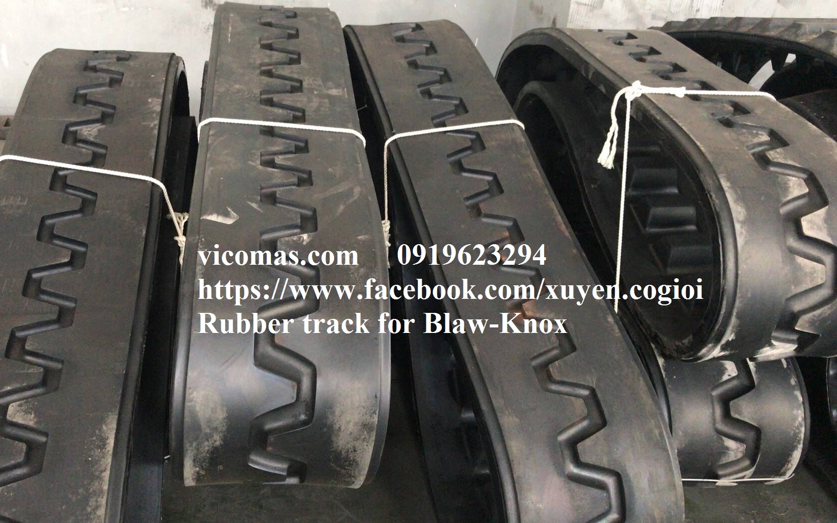 XÍCH CAO SU MÁY TRẢI / RUBBER TRACK
