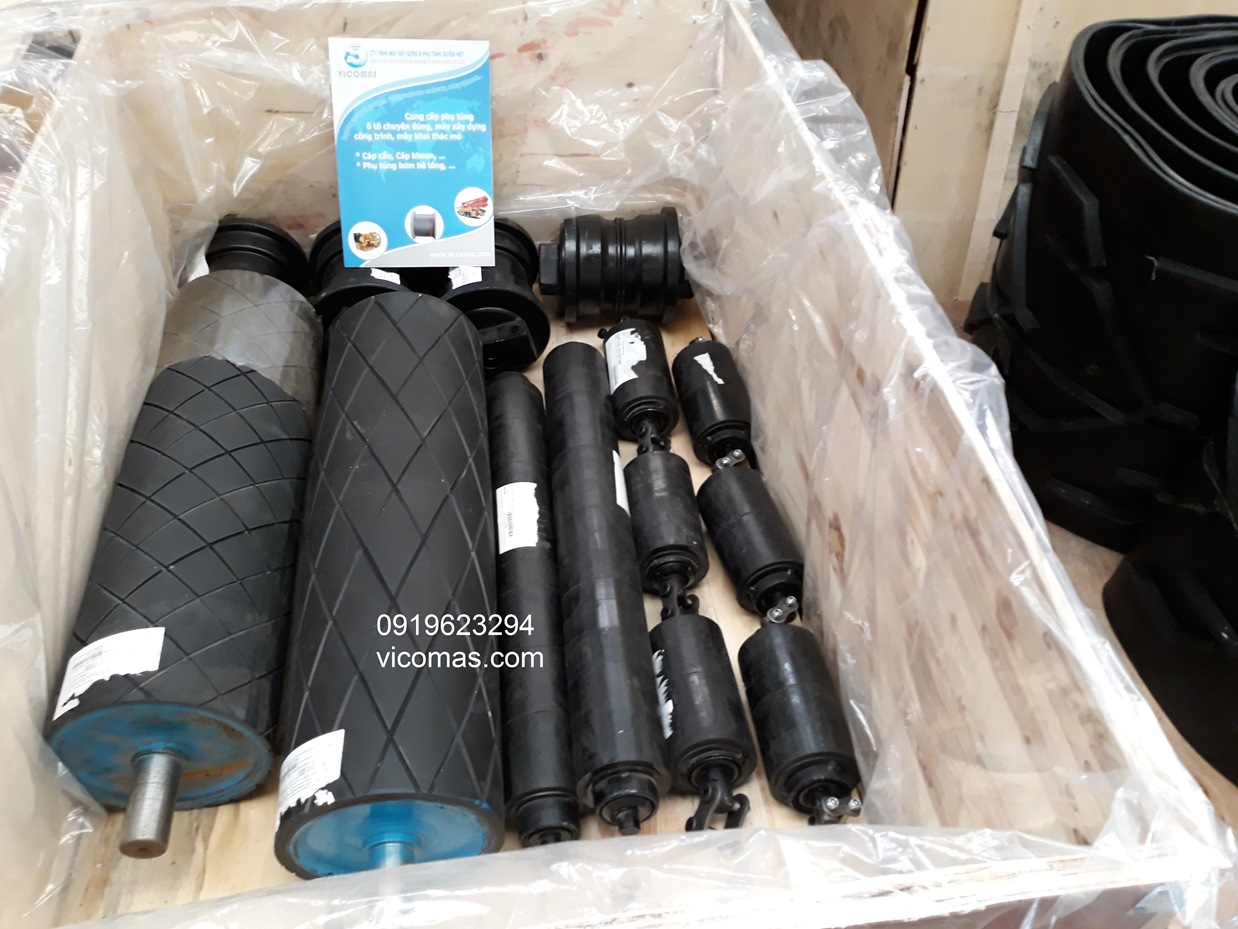 CON LĂN BĂNG TẢI LIỆU / GUIDE ROLLER AND SUPPORT ROLLER