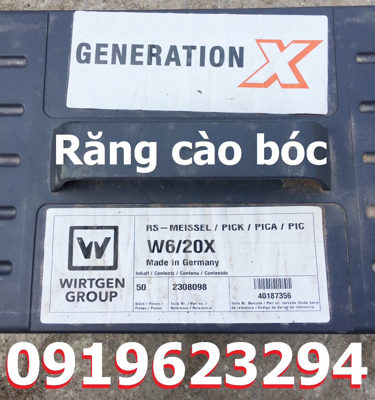 RĂNG CÀO BÓC, RĂNG TÁI CHẾ HIỆU WIRTGEN